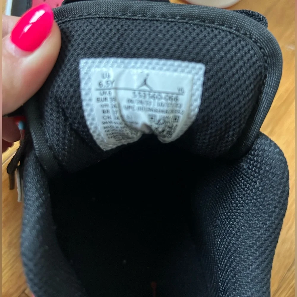 NWT Nike Air Jordan 1 Low GS Alternate Bred Toe / Big Boys 6.5 - Picture 6 of 6